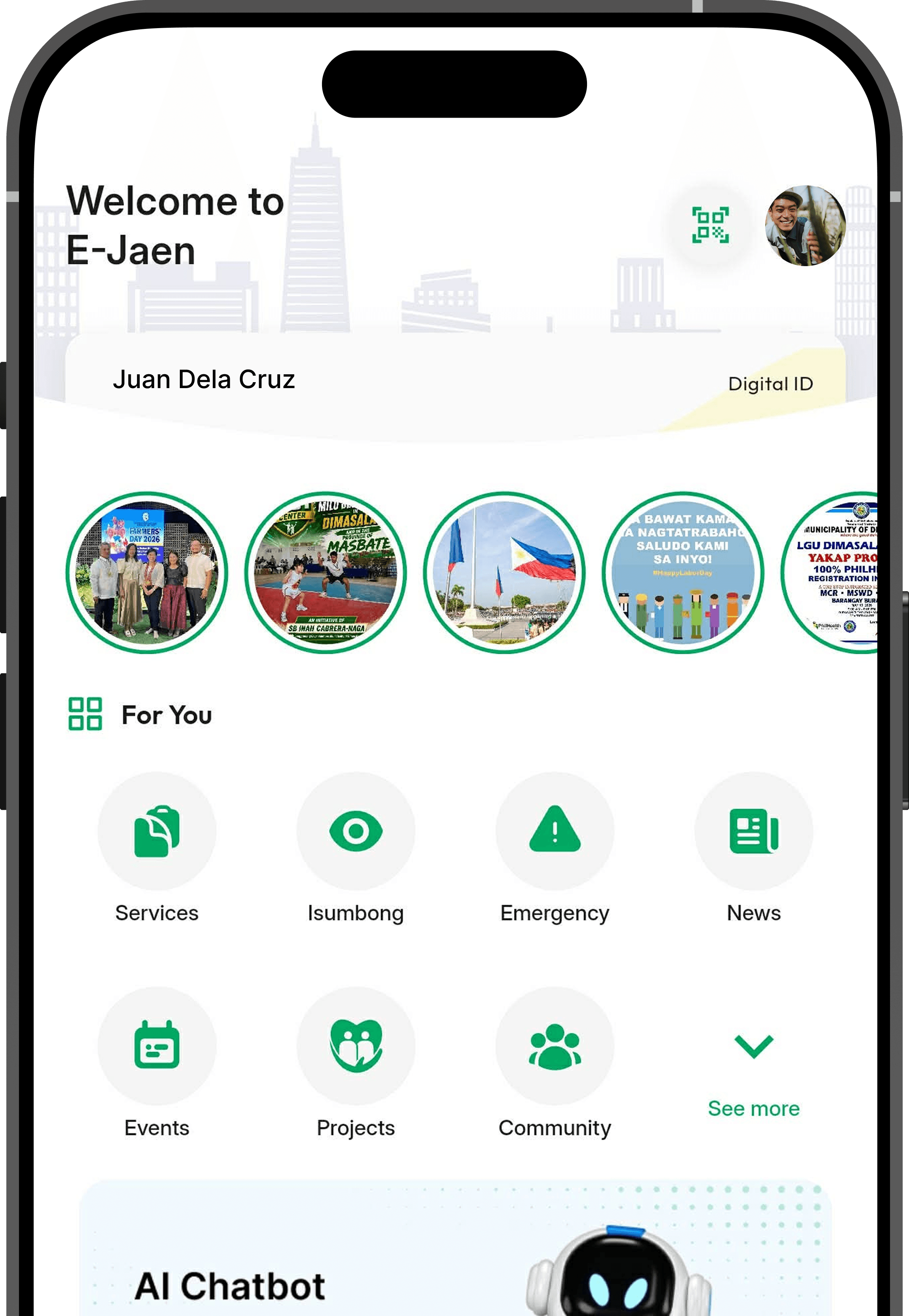E-Jaen app screenshot