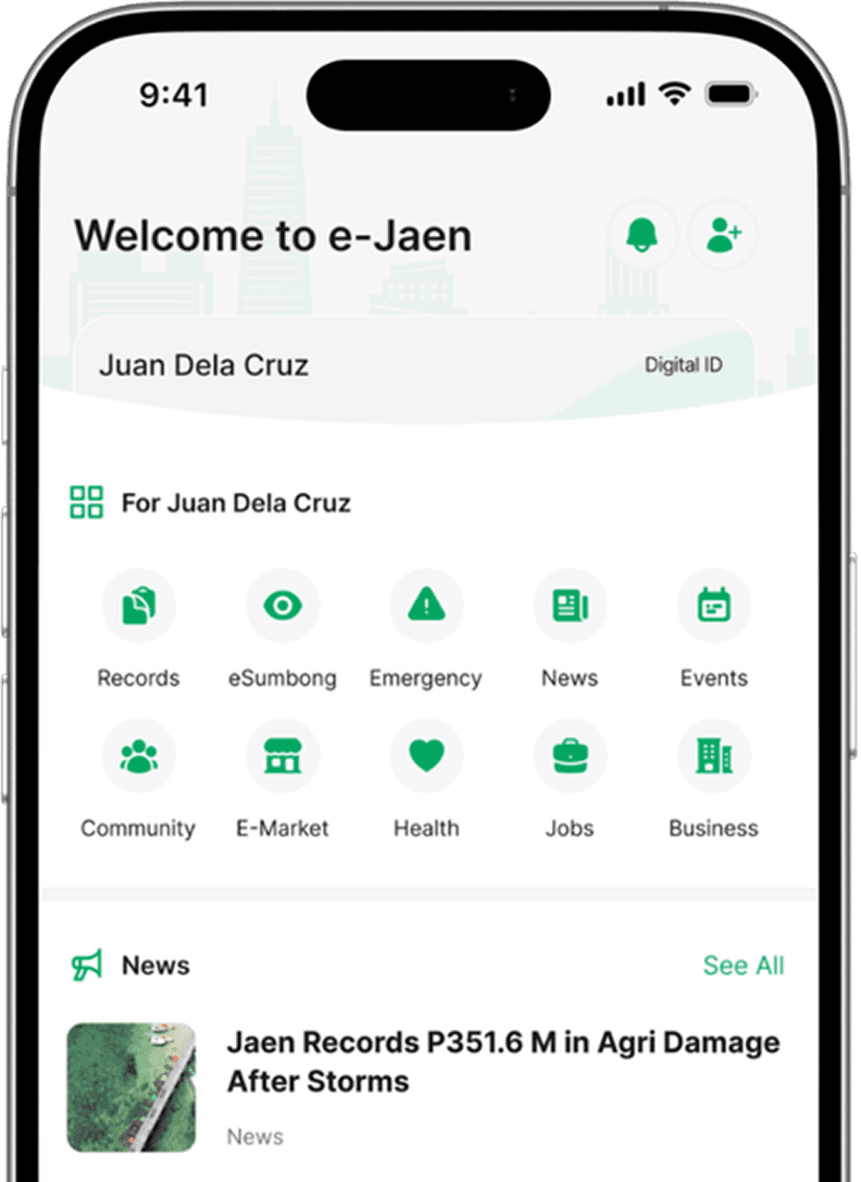 E-Jaen app screenshot